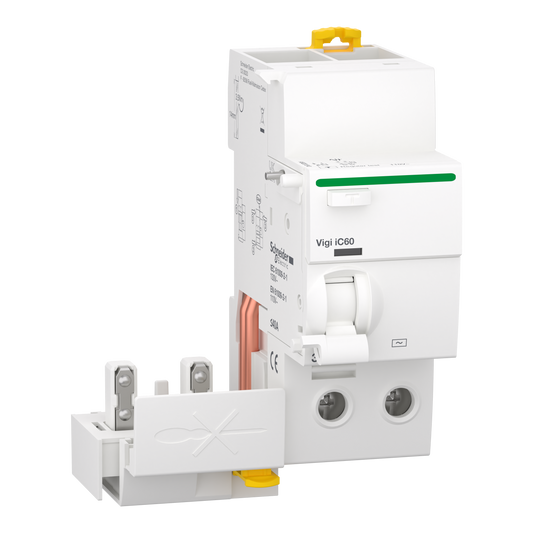Schneider Electric-A9Q01240-Acti9 Vigi iC60 - Bloc diff 130Vca (Ph/N) - 2P - 40A - 30mA - Type AC