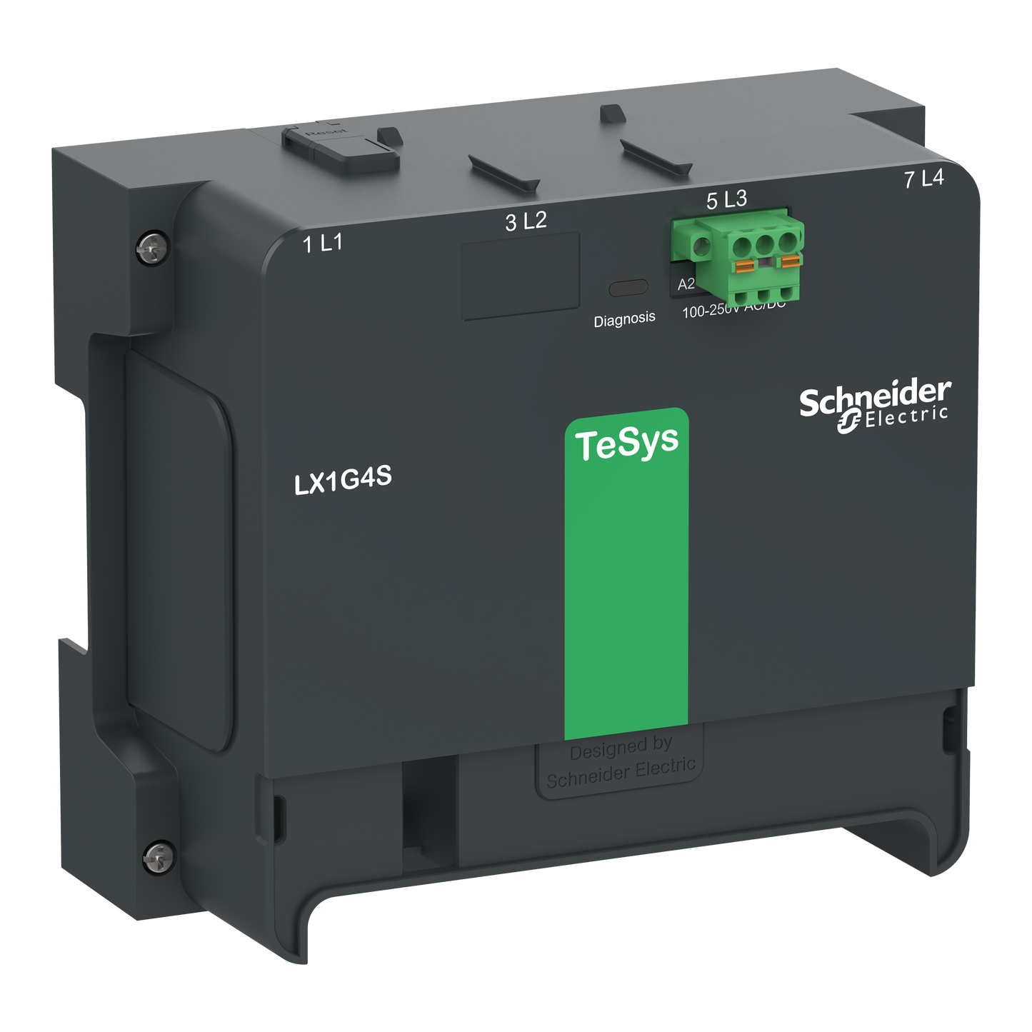 Schneider Electric-LX1G4SKUEN-Module de contrôle 100-250V AC/DC pour 4 pôles TeSys G400/500 Standard