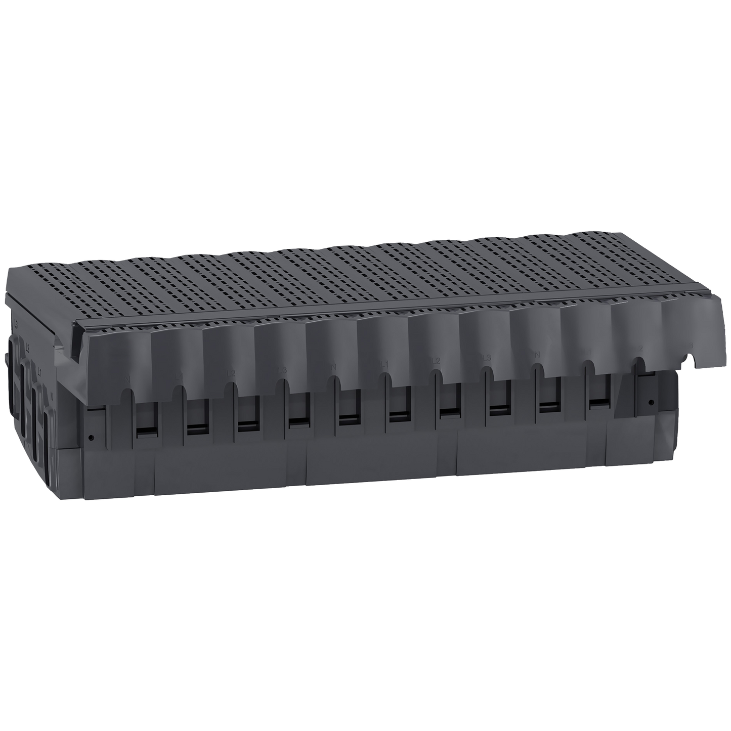 Schneider Electric-LVS04408-Linergy FC - Répartiteur 3 appareils 4P-sans liaison-toute Cde/fixe (Polypact)