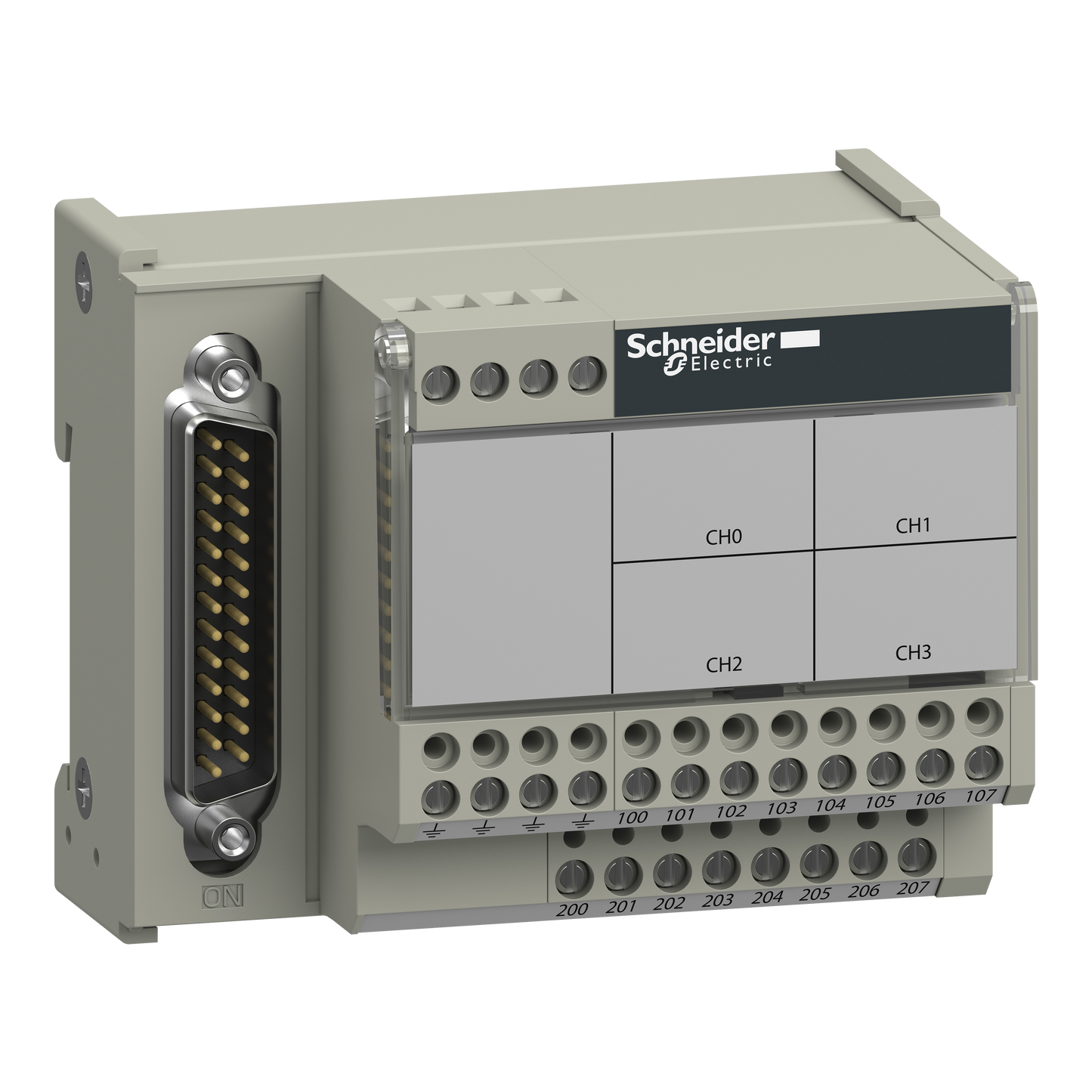 Schneider Electric-ABE7CPA412-Modicon X80 - embase de raccordement TELEFAST - 4 voies thermocouple