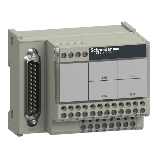 Schneider Electric-ABE7CPA412-Modicon X80 - embase de raccordement TELEFAST - 4 voies thermocouple