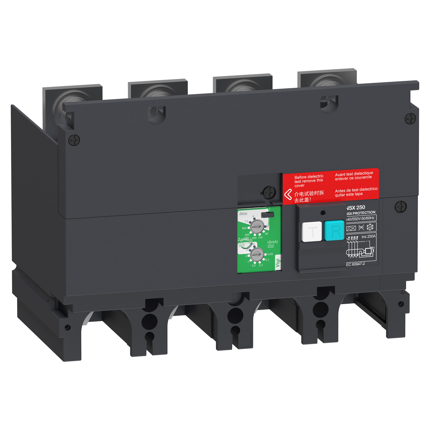 Schneider Electric-LV429495-ComPacT VigiPacT NSX - bloc vigi - 4P - seuil 0,03 à 30A - 440/550Vca pr NSX250