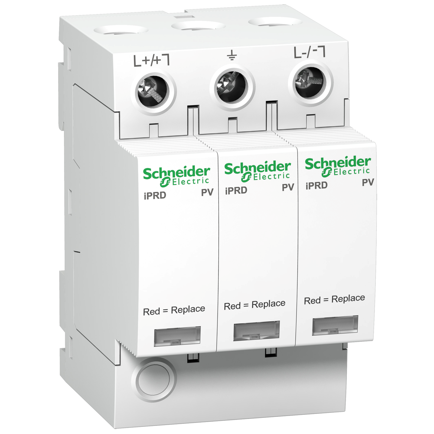 Schneider Electric-A9L40271-Acti9 - iPRD-DC 40r 800PV - parasurtenseur mod - 2P - 840Vcc - transfert à dist.