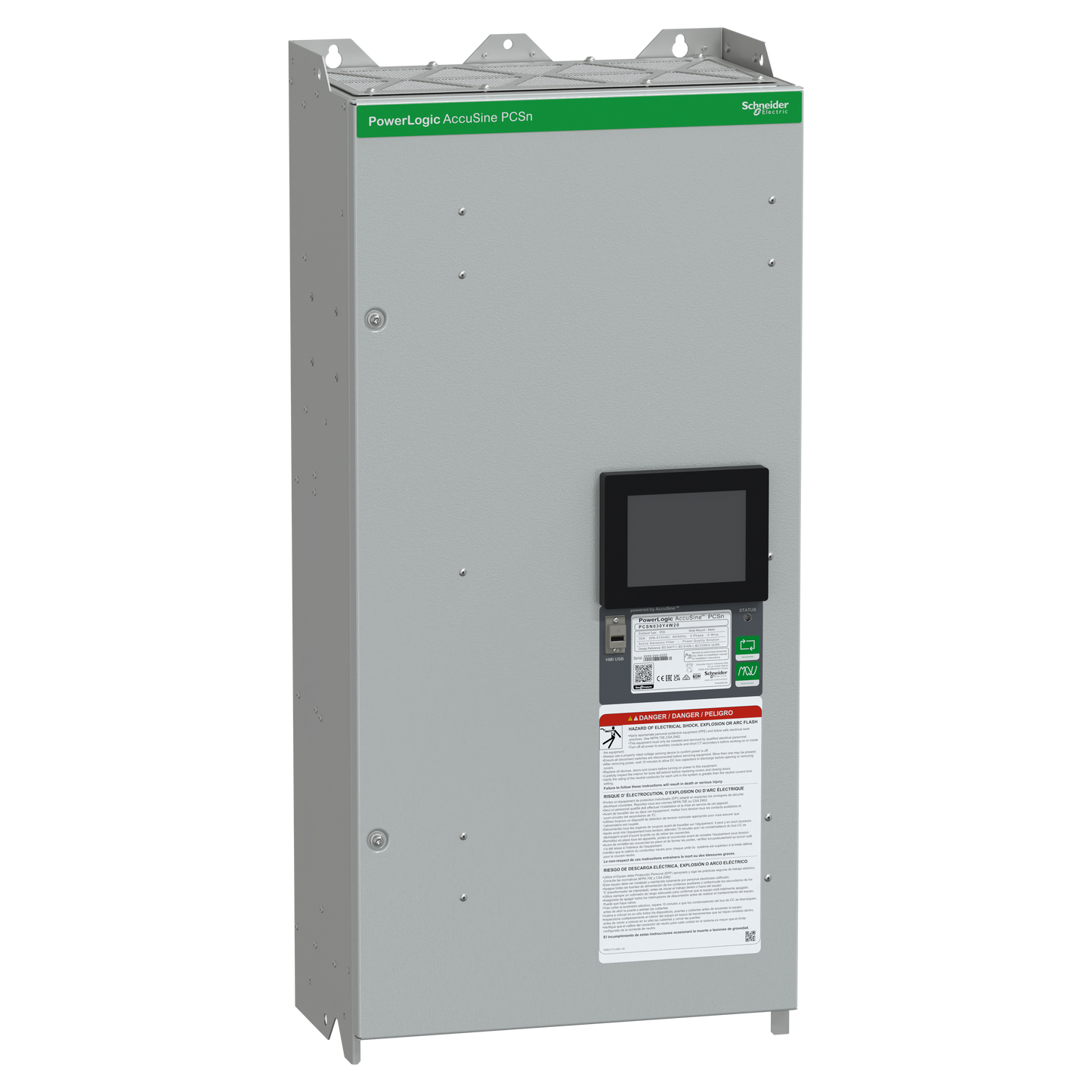 Schneider Electric-PCSN030Y4W20-AccuSine PCSN 30A 380-415V Ph+N IP20