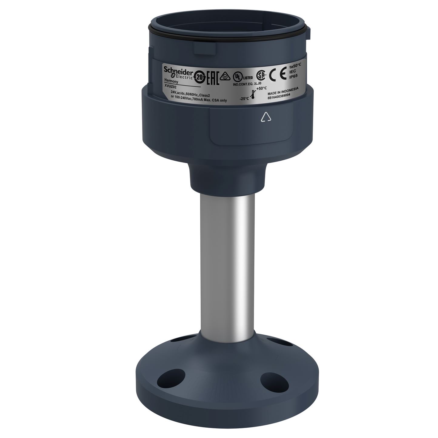 Schneider Electric-XVUZ02-BASE TUBE 100MM XVU NOIR