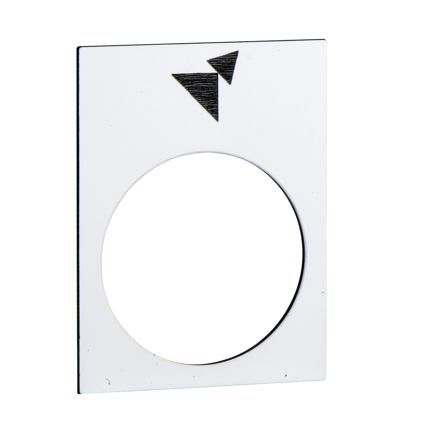 Schneider Electric-ZB2BY4965-Harmony - étiquette - 30x40mm - blanc - avant PV-GV