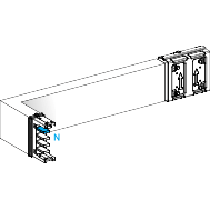 Schneider Electric-KSA400DLL42A-Canalis KSA - coude spécial 400A montage à gauche - A=250-50mm-B=250mm