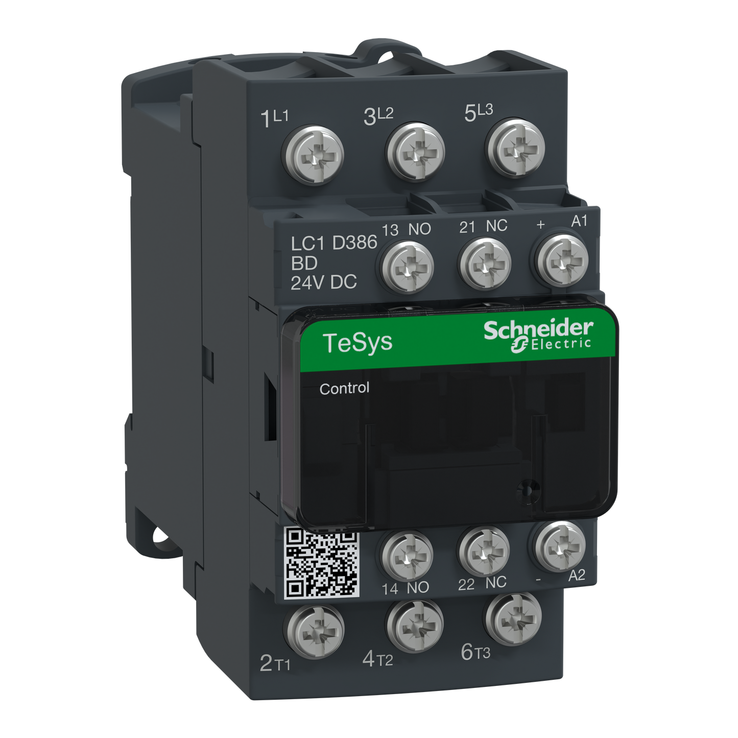 Schneider Electric-LC1D386BD-TeSys LC1D - contacteur - 3P - AC-3 440V - 38A - bobine 24Vcc