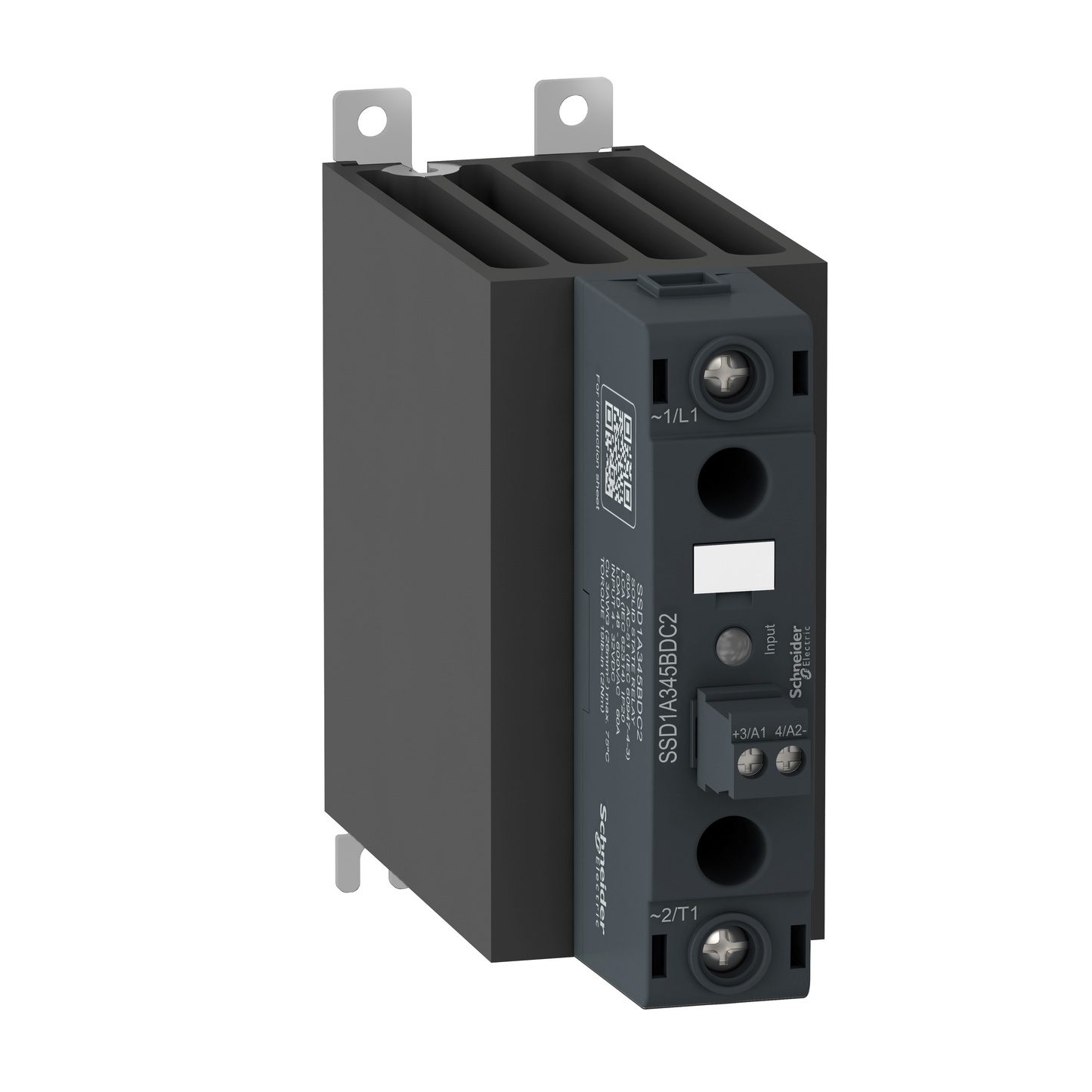 Schneider Electric-SSD1A345M7C2-relais statique - rail DIN, 1 phase, simple phase