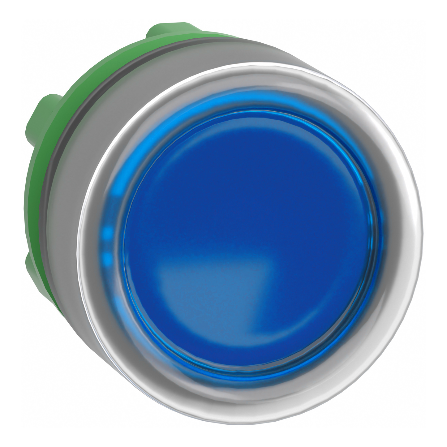 Schneider Electric-ZB5AW563C0-Harmony XB5 - tête bouton poussoir lumineux - Ø22 - col grise - capuchonné
