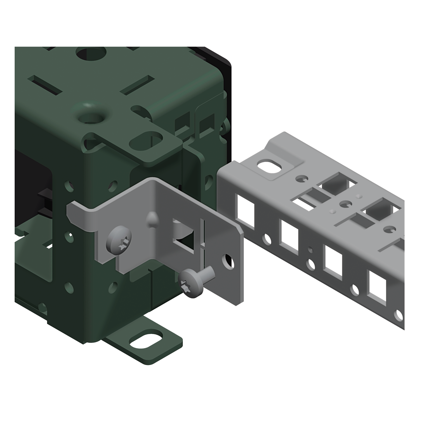 Schneider Electric-NSYSPCR-PanelSeT Accessoires - support traverse - socle