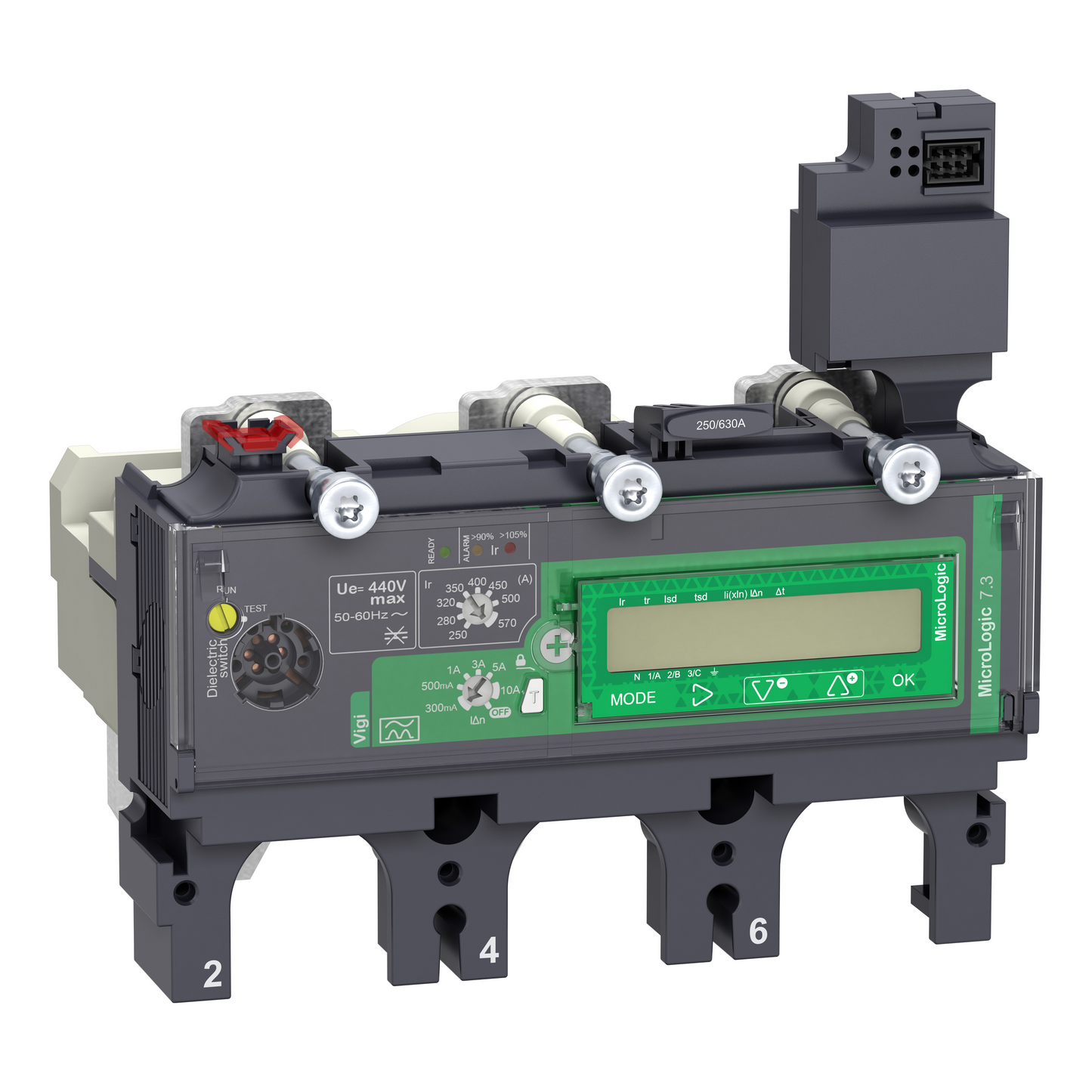 Schneider Electric-C6337E570-ComPacT NSX - Déclencheur MicroLogic 7.3 E 570A - 3P3D pour NSX630