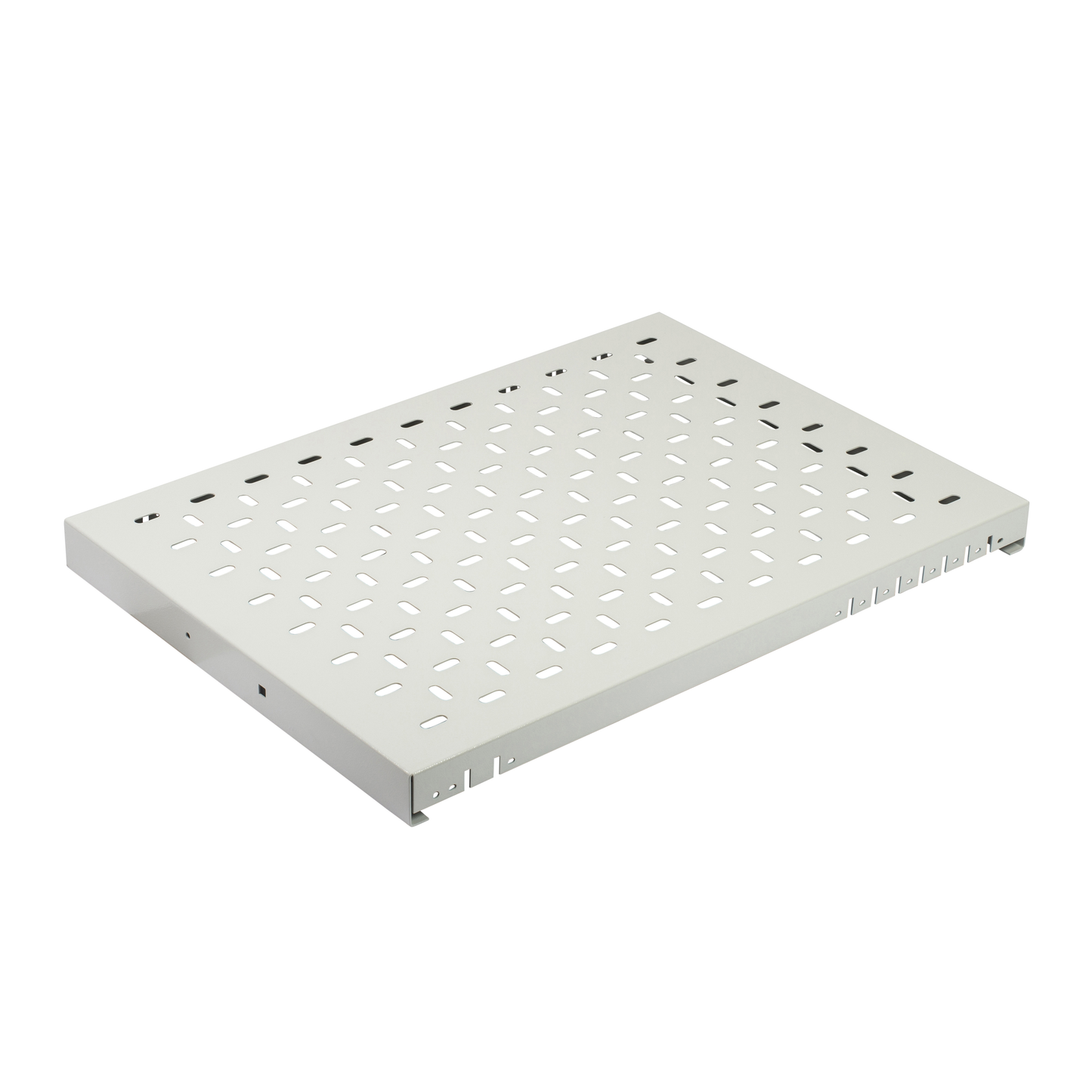 Schneider Electric-NSYBBF1U60P-Actassi - plateau fixe perforé 19P - 1U - 800 mm - RAL 7035