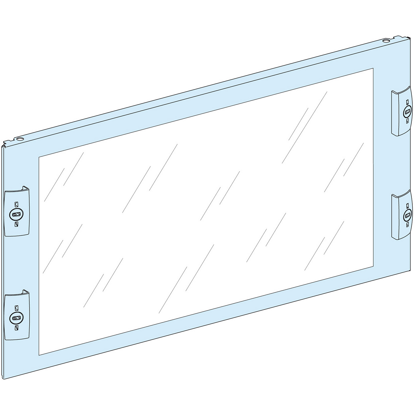 Schneider Electric-LVS03344-Plastron transparent 9M L600