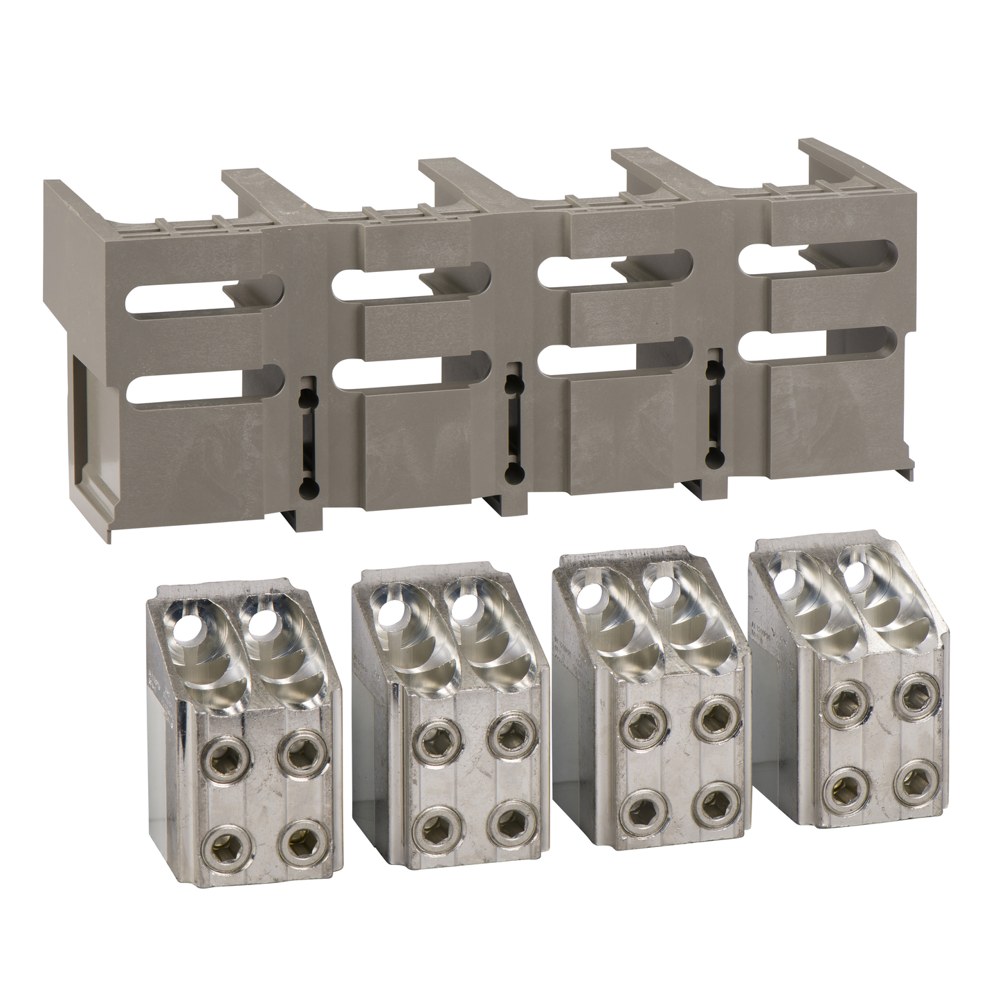 Schneider Electric-33641-ComPacT NS - bornes + cache-bornes pour 4 câbles 240mm² - 4P - pour NS630-1600 F