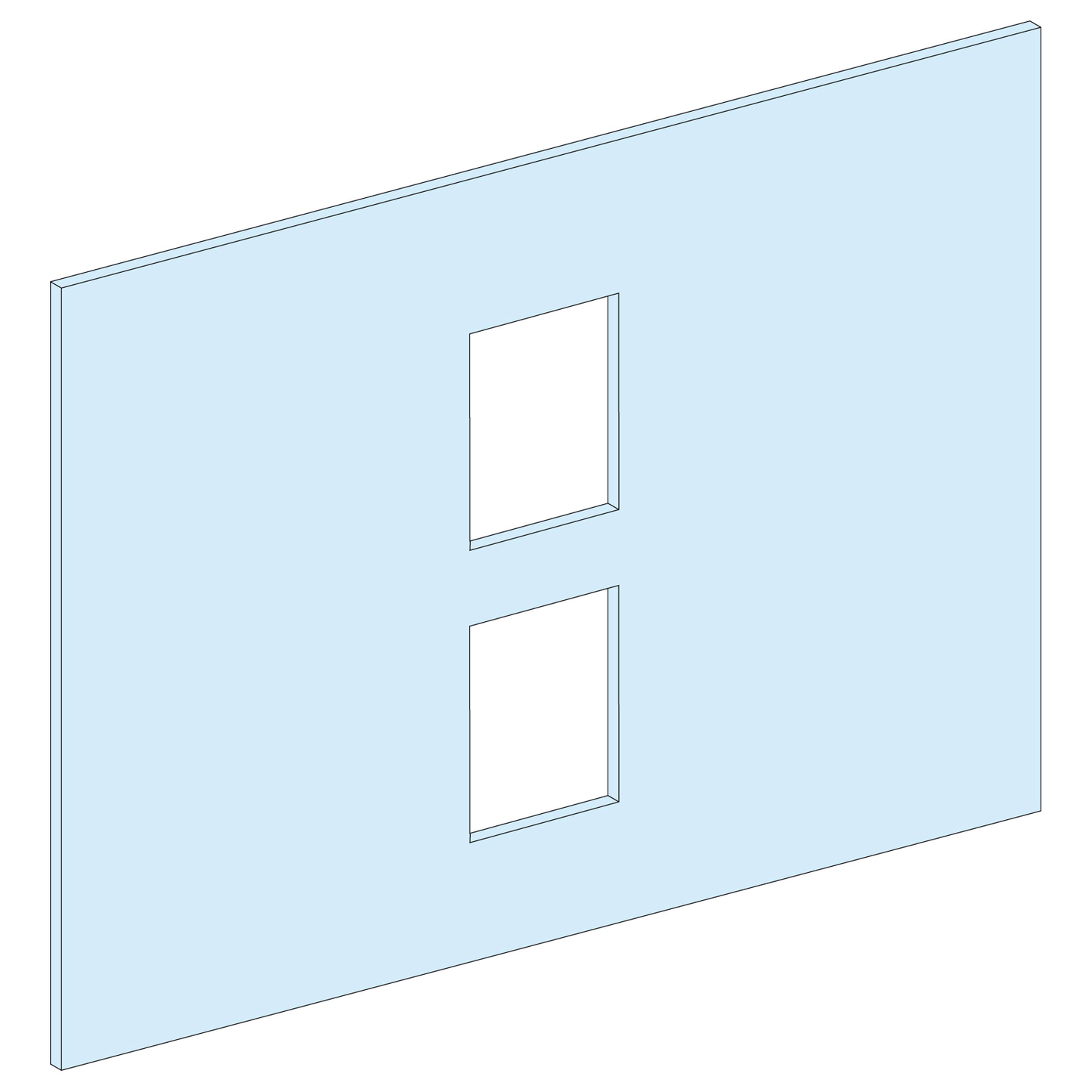 Schneider Electric-LVS03616-PrismaSeT P - Plastron inverseur NSX250-8M-L650-horizontal - télécommande