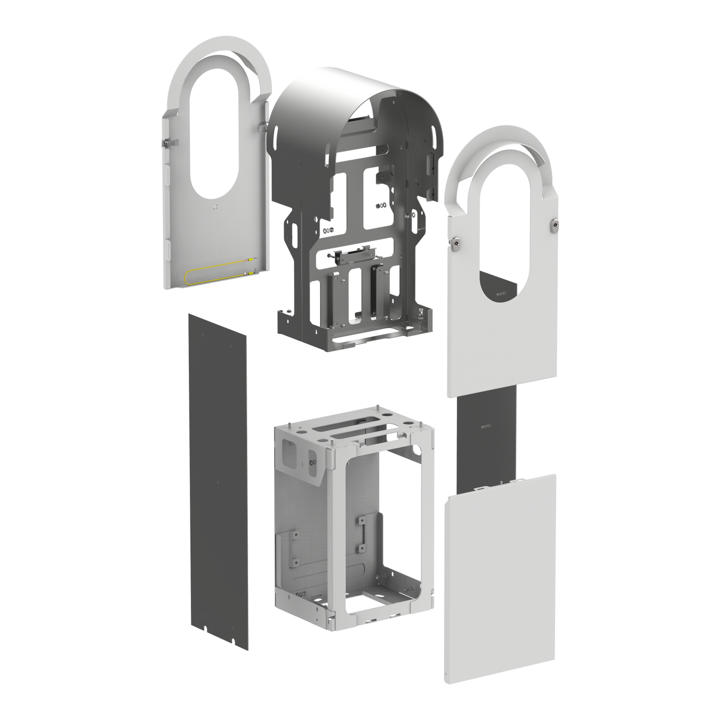 Schneider Electric-EVA1RFKS2-EVlink Pro AC Kit Metal F 2 CP