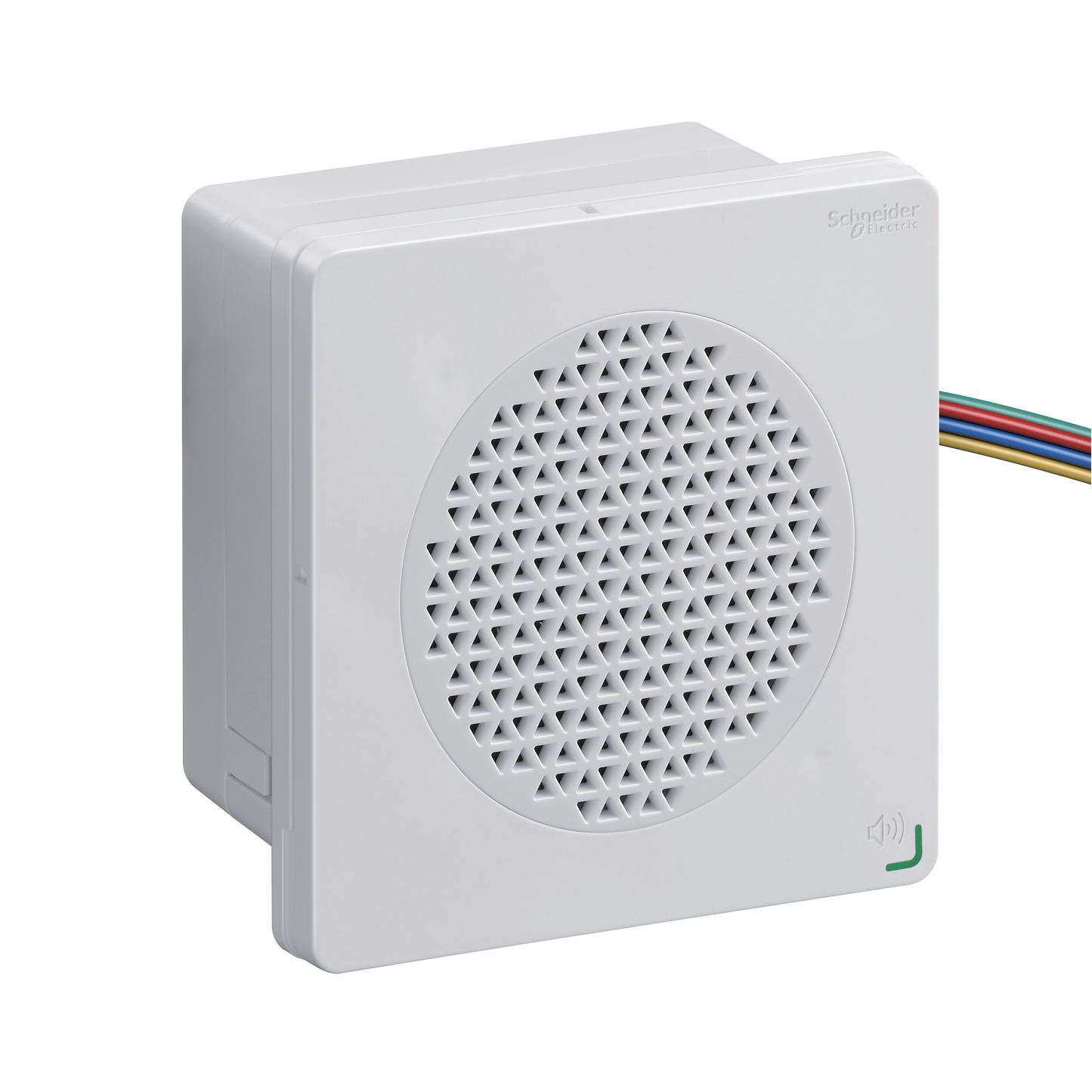 Schneider Electric-XVSV9MWN-Harmony XVSV - sirène vocale - DIN96 - blanche - NPN - 100 à 230Vcc
