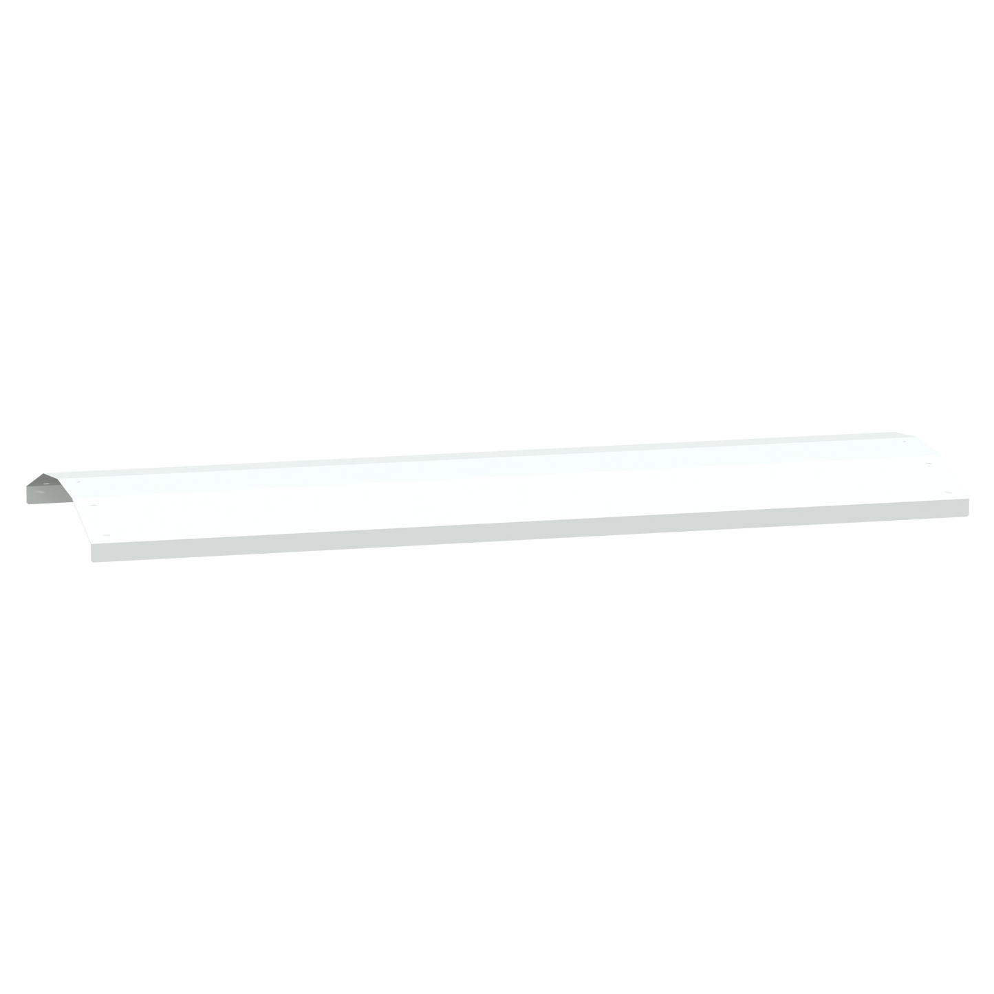 Schneider Electric-KEV0400TR2400W-Canalis EV - Toit galbé - x1 - 2400mm - Blanc - RAL9003