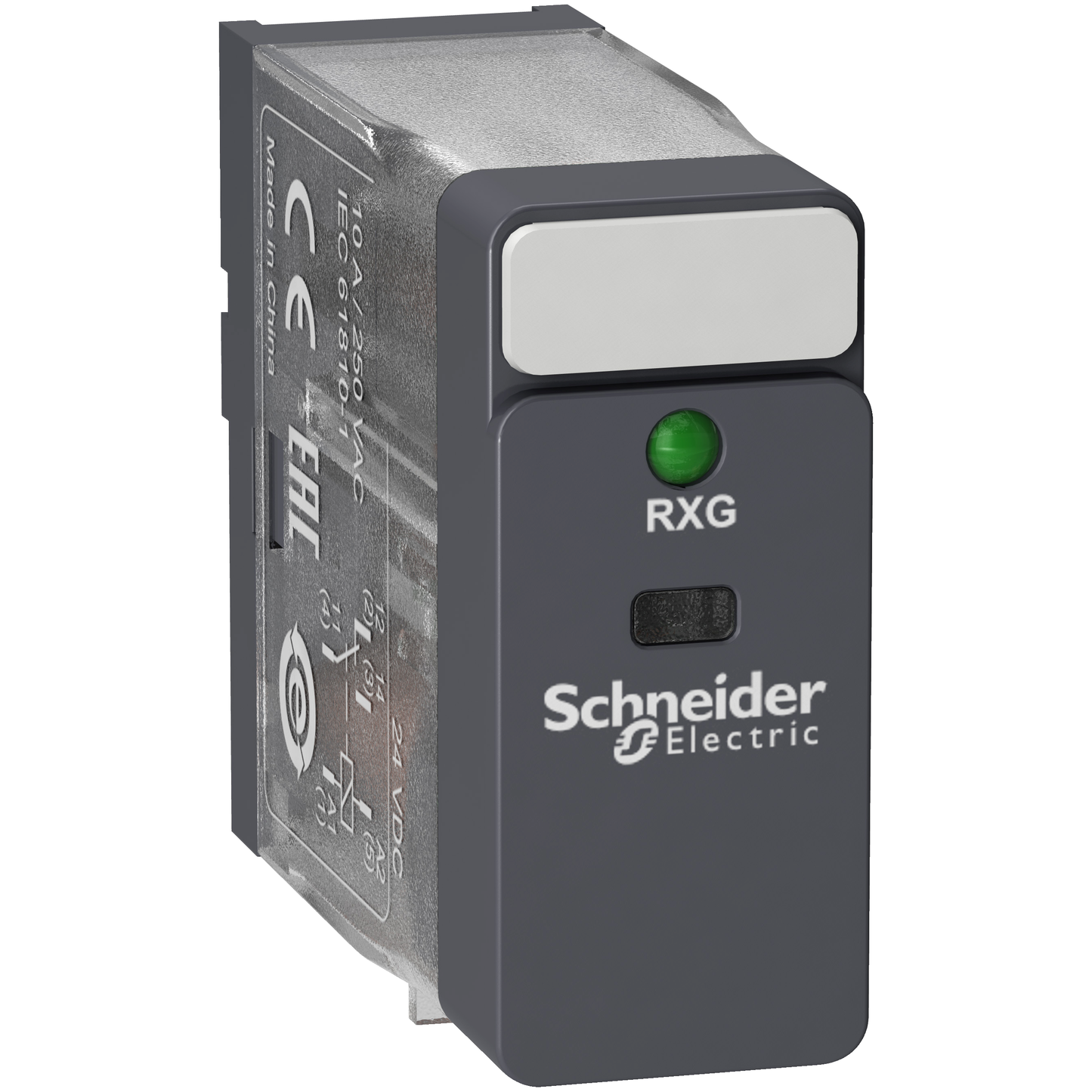 Schneider Electric-RXG13BD-Harmony Relay RXG - relais interface - embrochab - DEL - 1OF - 10A - 24VDC