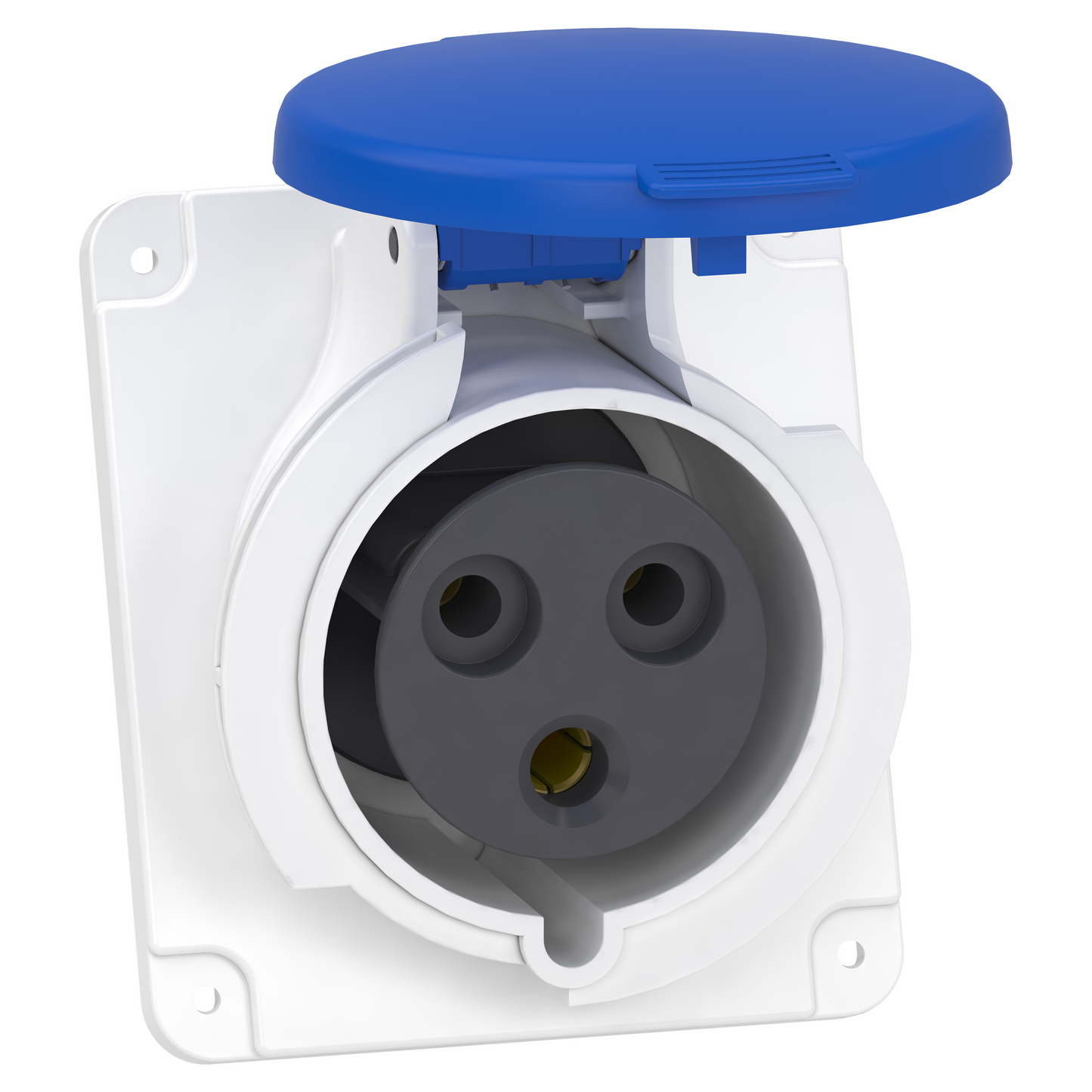 Schneider Electric-PKY32F423-Mureva - socle de prise industrielle coudée 32 A - 2P+T - 200-250 V CA - IP44