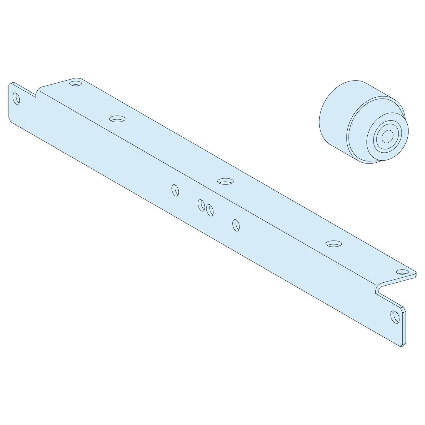 Schneider Electric-LVS03545-Platine ISFL160 vert. entr.100