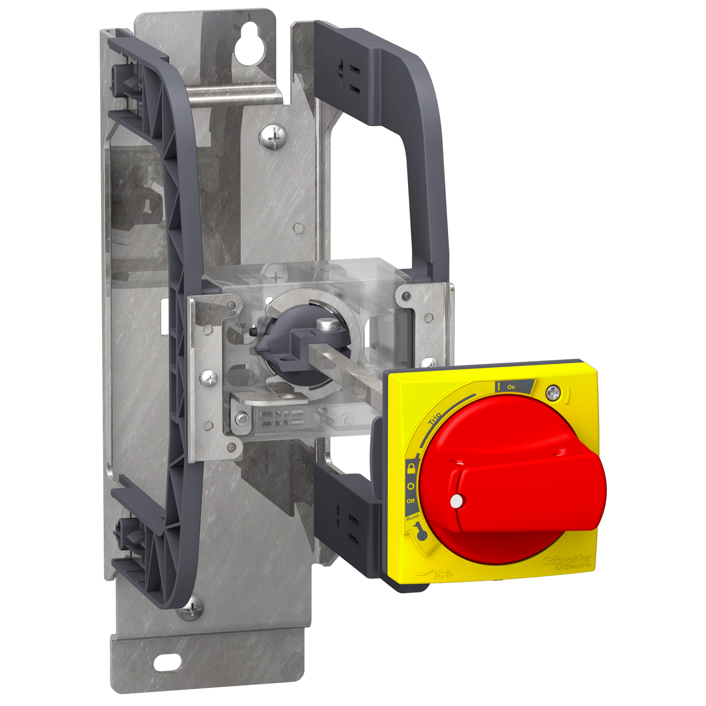 Schneider Electric-LU9APN22-TeSys U - Kit poignee rouge IP54 - axe arriere lu