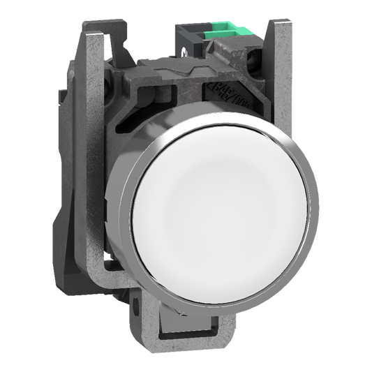 Schneider Electric-XB4BA115-BP BLANC PUSH IN 1F XB4
