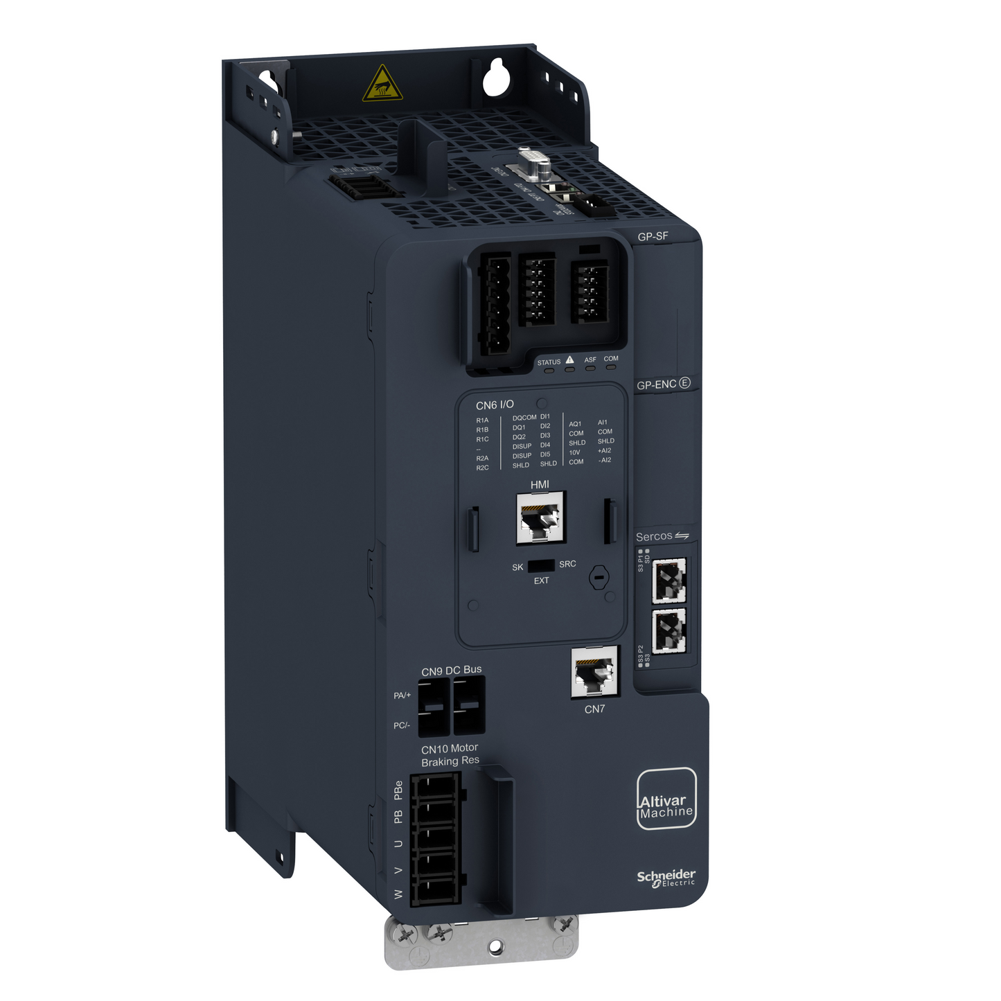 Schneider Electric-ATV340U55N4S-ATV340 5,5KW 7,5HP 400V WO Sercos VARIAB