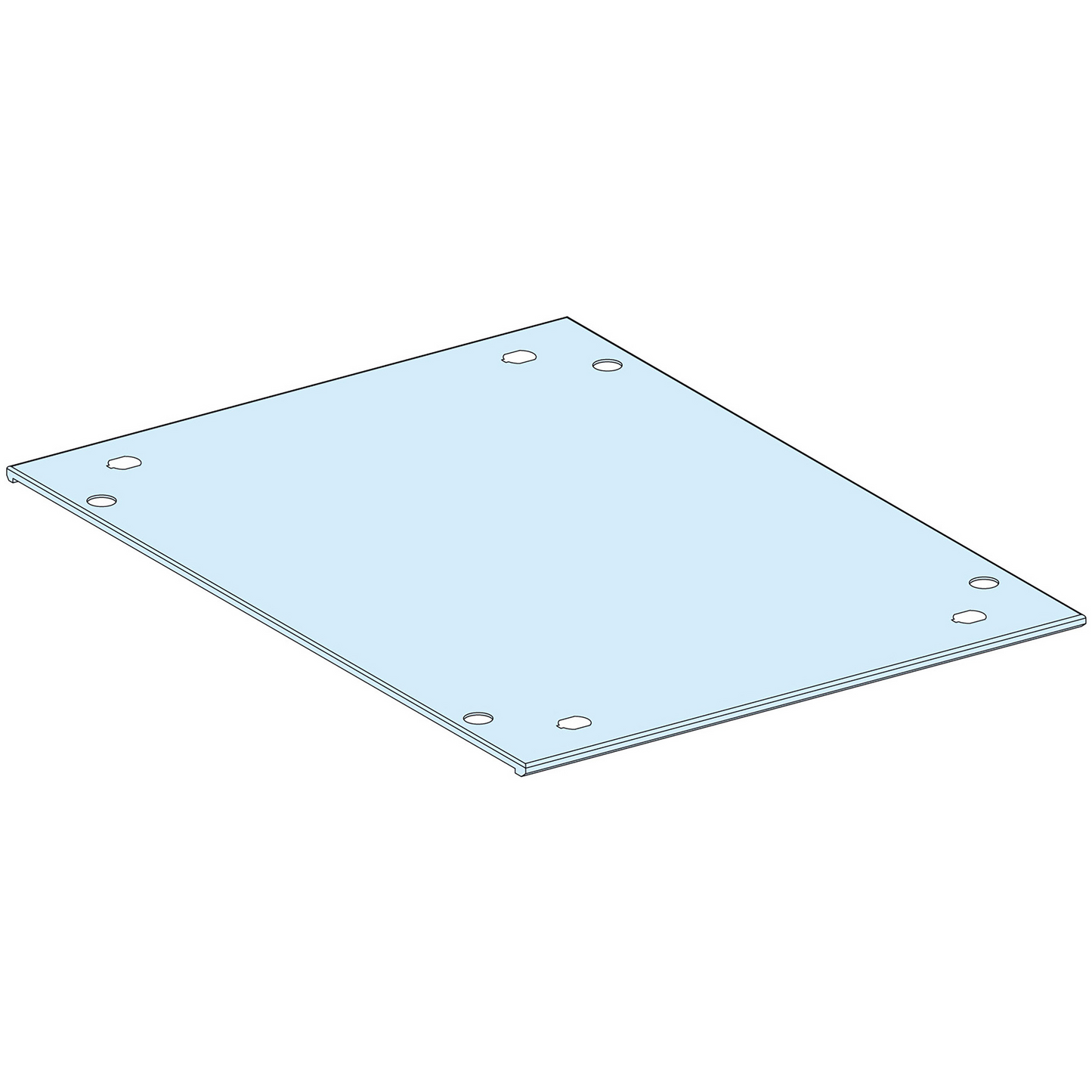 Schneider Electric-LVS08633-PrismaSeT P - Toit plein IP30 - L300 P600