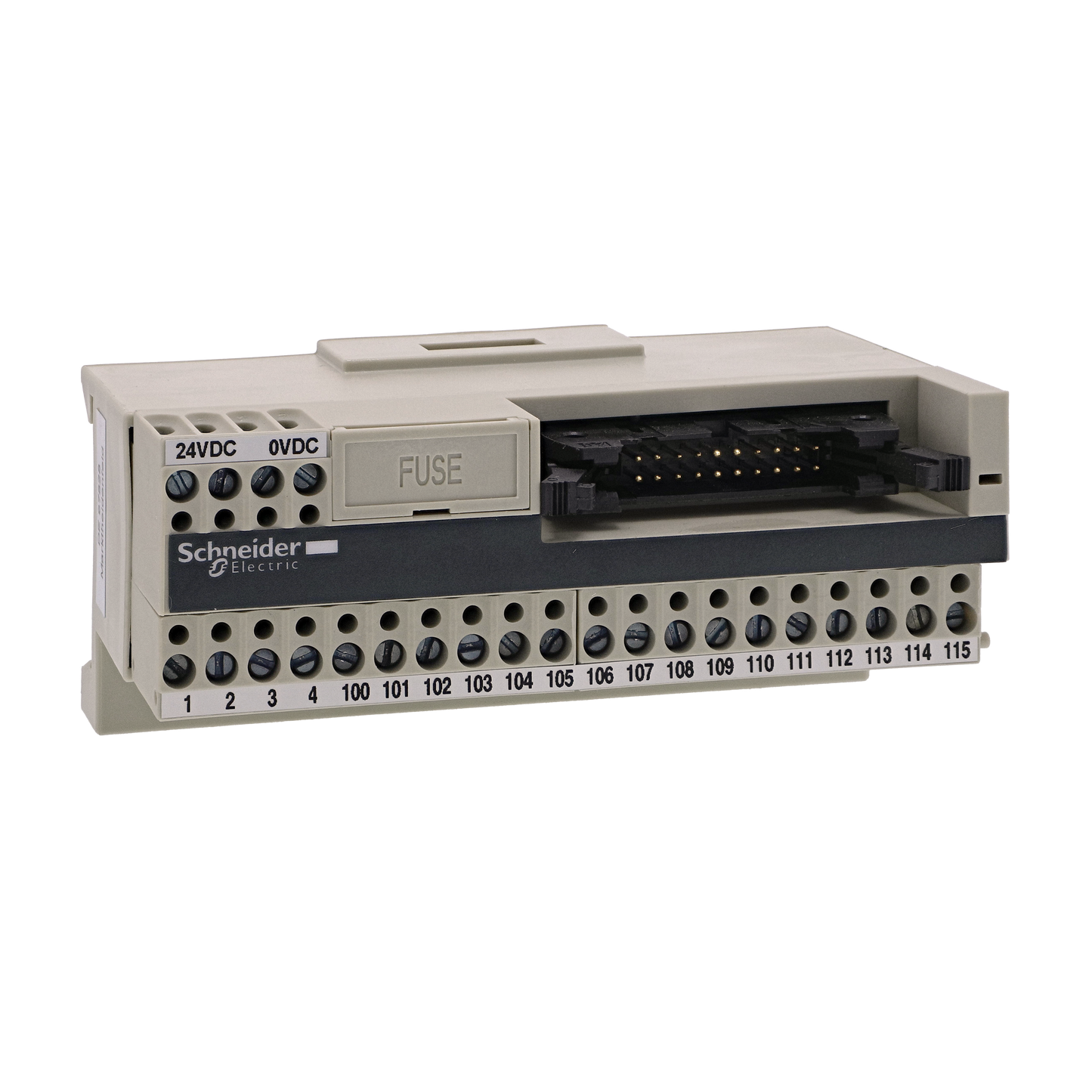 Schneider Electric-ABE7H16C10-Telefast ABE7 - embase de raccordement passive - 16 entrées ou sorties