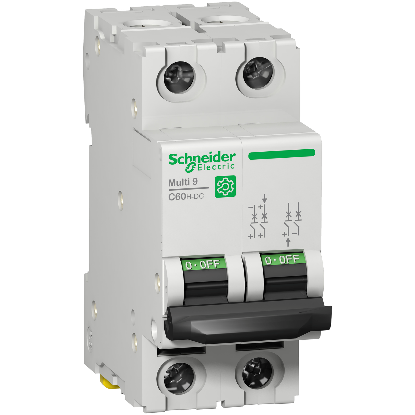 Schneider Electric-M9U21213-Multi9 C60H-DC - disjoncteur - 2P - 13A C 500V-DC