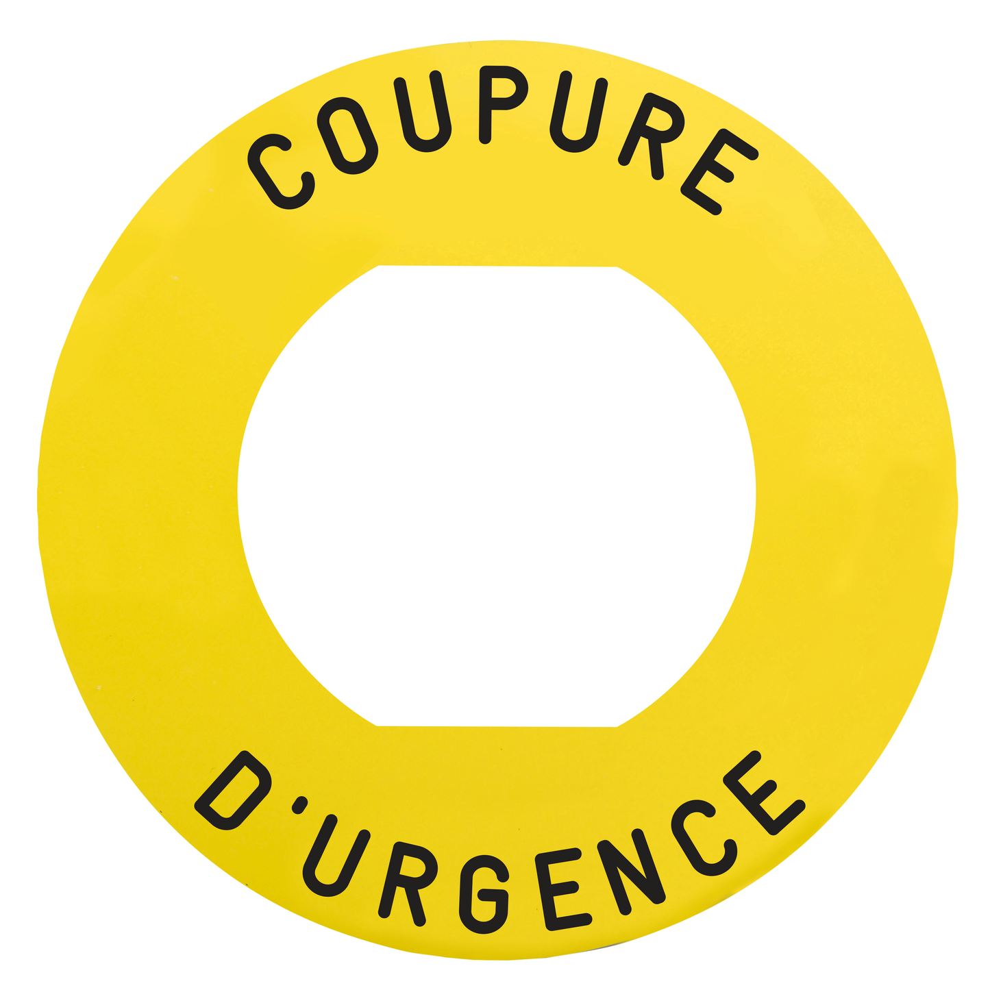 Schneider Electric-ZBY9160M-box of 10 *  ETIQUETTE COUPURE URGENCE