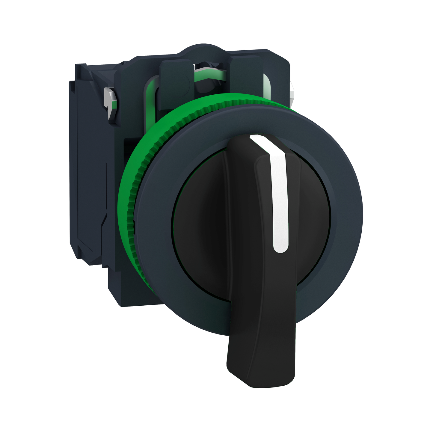 Schneider Electric-XB5FJ53-Harmony XB5 - bouton tournant crosse - flush - 3 pos rap C - noir - 2F