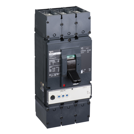 Schneider Electric-NLGL36400U53X-PowerPact L - disjoncteur 600A - avec bornes - 35kA Micrologic 5.3E 400A 3P 3d