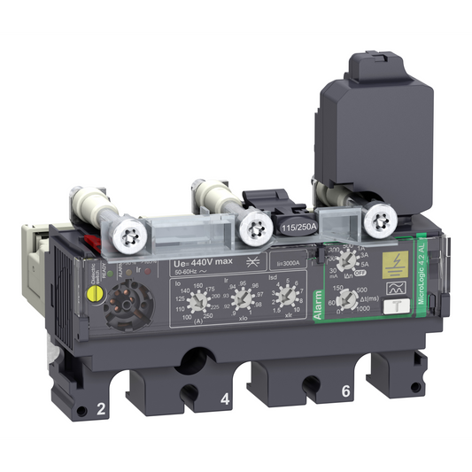 Schneider Electric-C2534A250-ComPacT NSX - déclencheur MicroLogic 4.2AL Vigi 250A - 3P3D pour NSX250