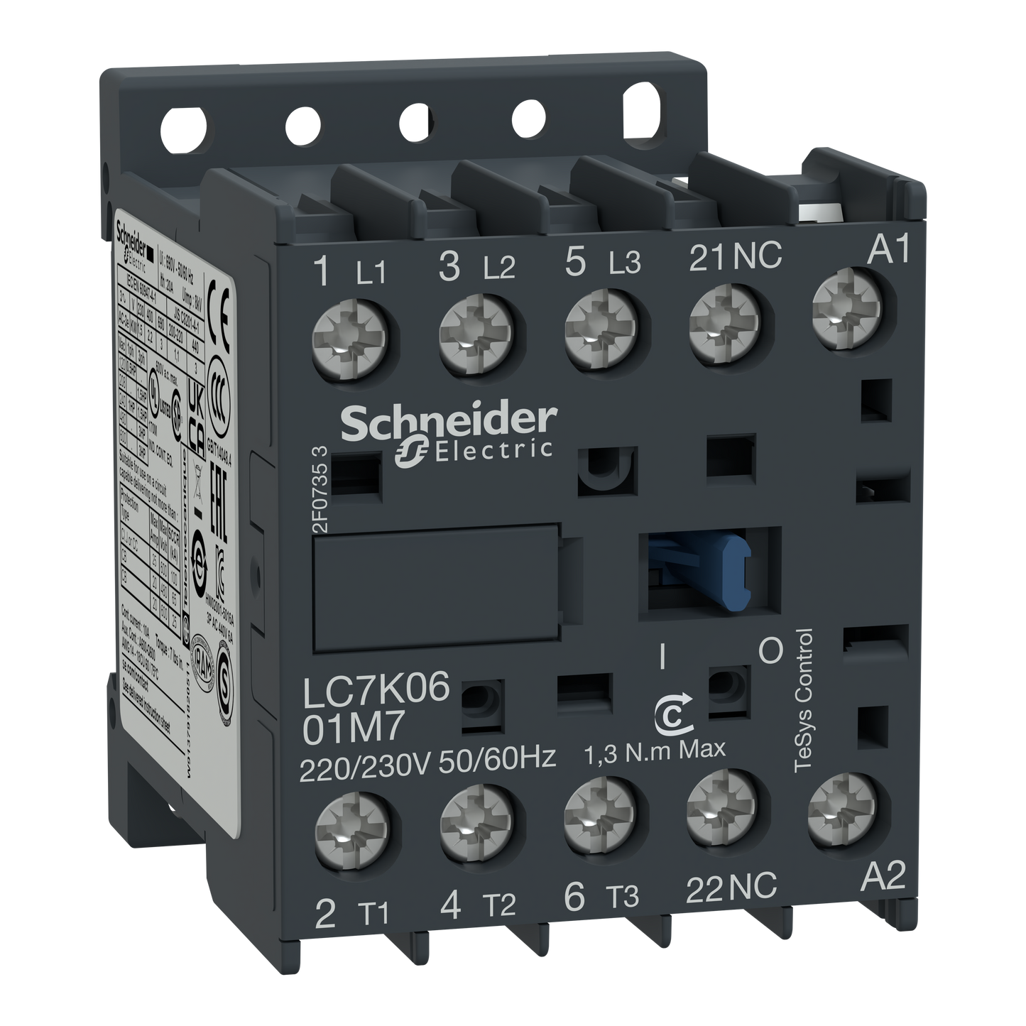 Schneider Electric-LC7K1201M7-CONT 3P O VIS 220 230V