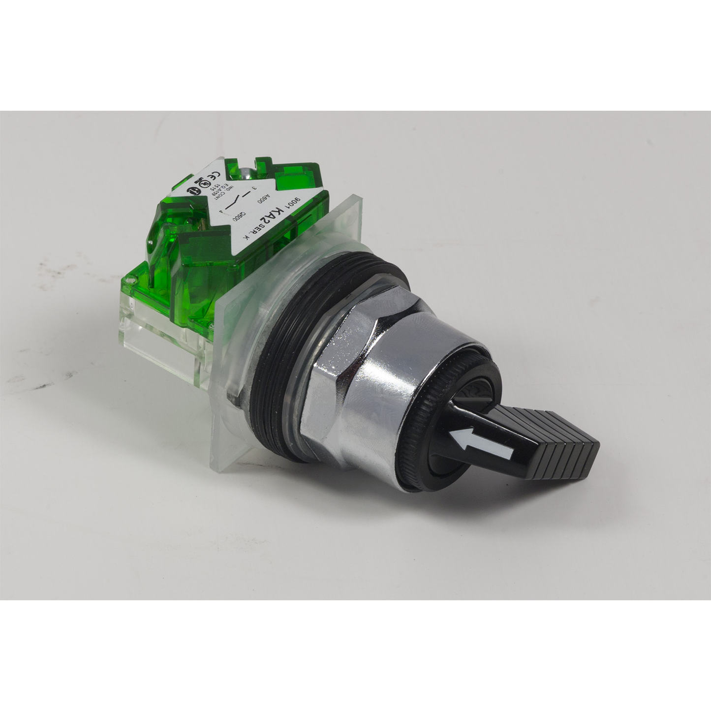 Schneider Electric-9001KS11FBH5-Harmony 9001K - sélecteur noir - Ø30 - bouton pour main gantée - 2 posit.- 1F