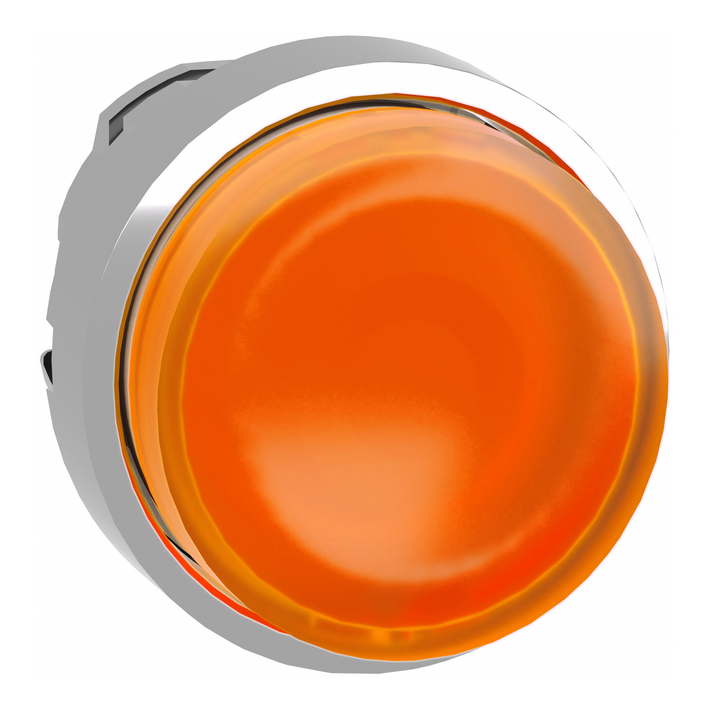Schneider Electric-ZB4BW153-Harmony XB4 - tête bouton poussoir lumineux DEL - Ø22 - dépassant - orange