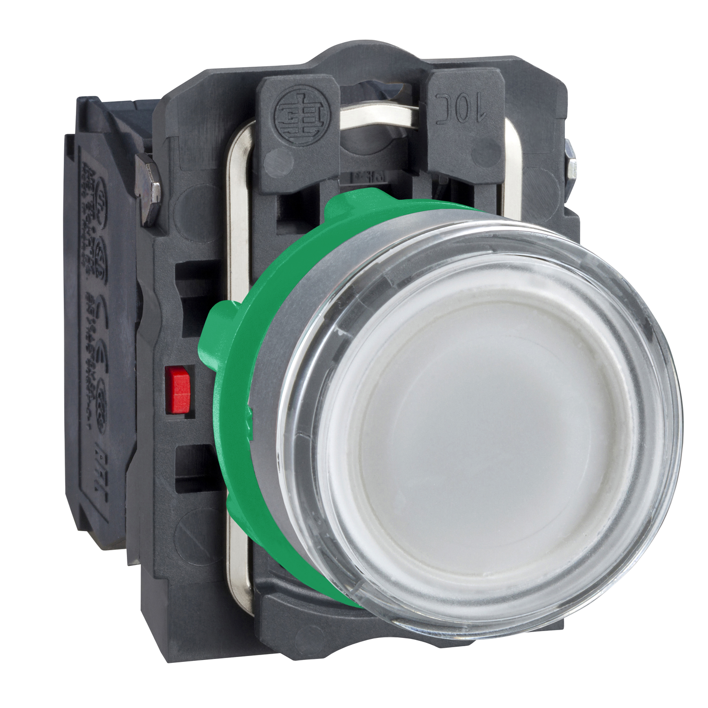 Schneider Electric-XB5AWCUST08-Harmony XB5 - bouton poussoir lum - Ø22 - XB5AW - personnalisé via configurateur