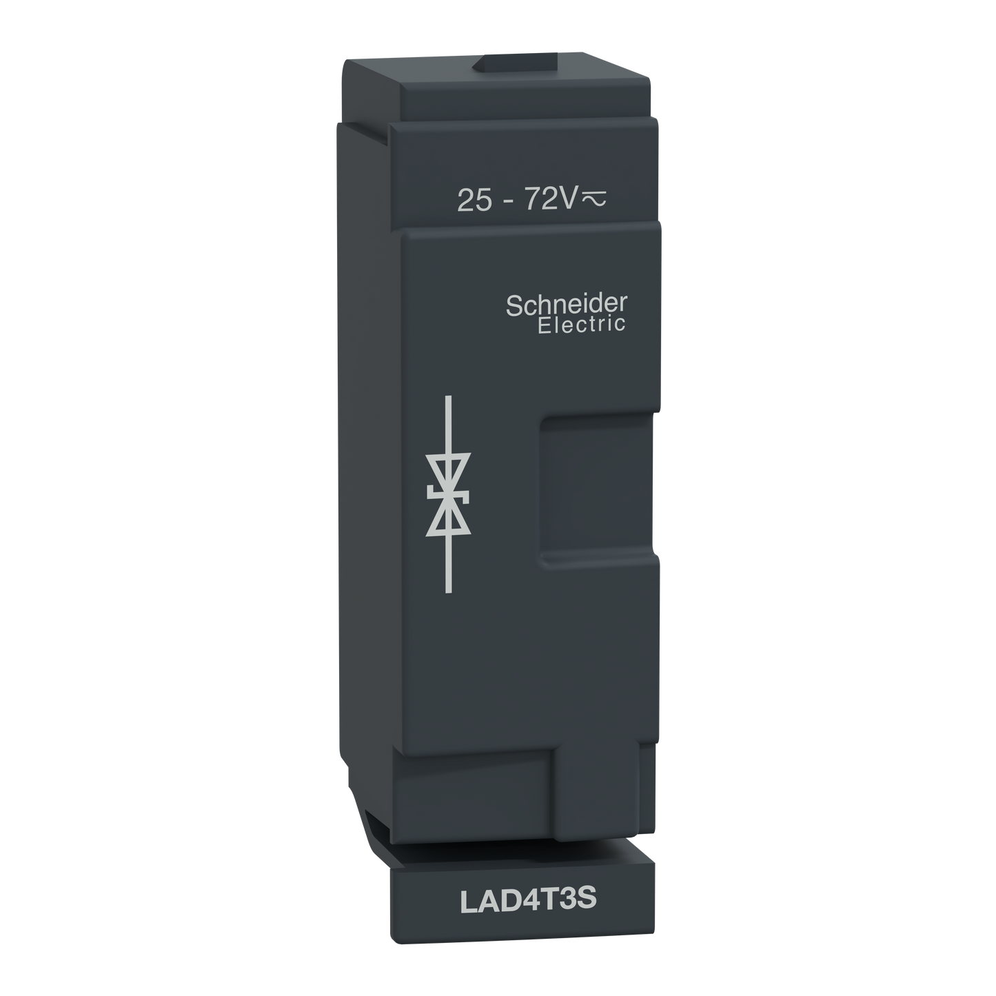 Schneider Electric-LAD4T3S-TeSys D - Antiparasite diode bidirectionnelle 25v a 72v ac dc pour d40a a d65a