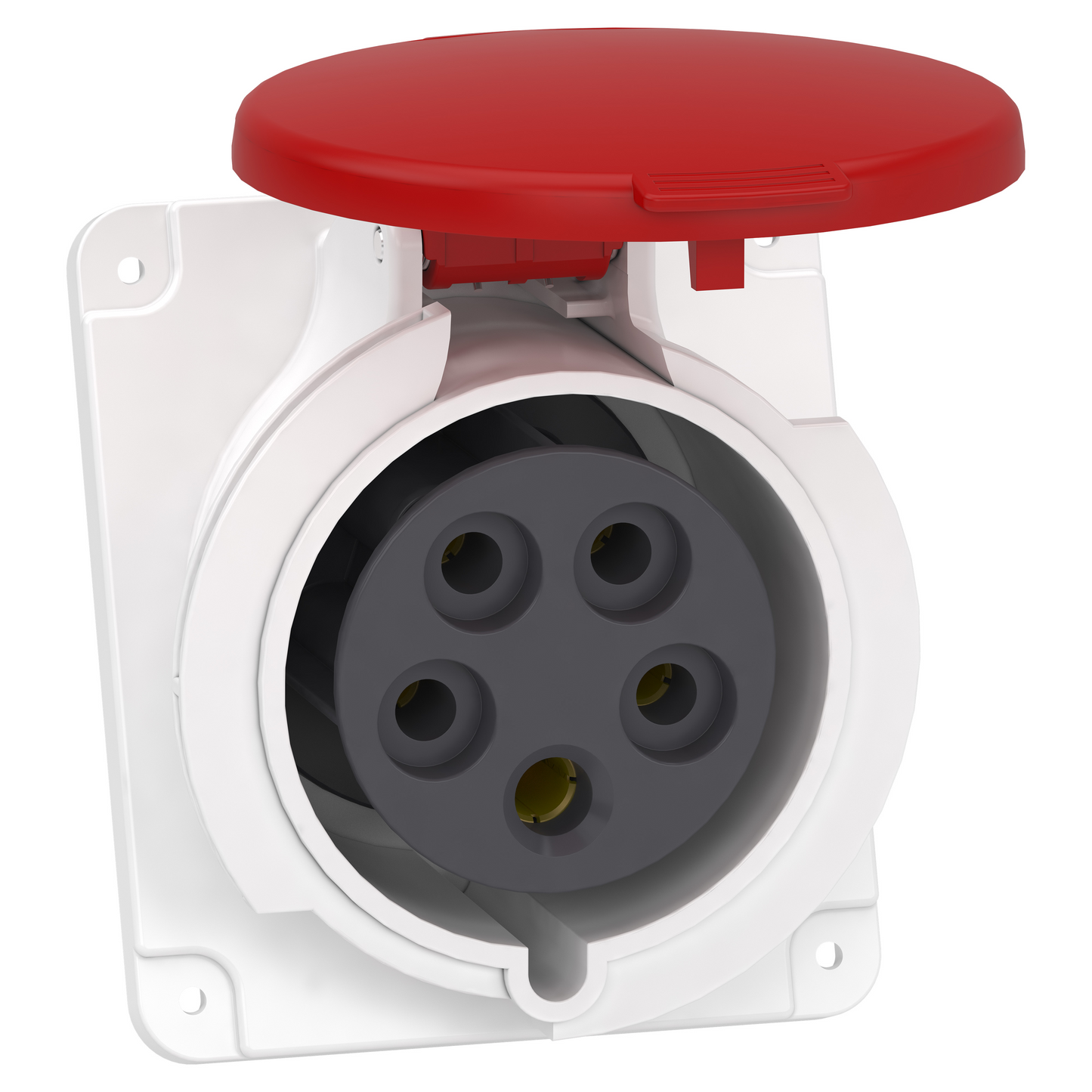 Schneider Electric-PKY32F435-Mureva - socle de prise industrielle coudée 32 A - 3P+N+T - 380-415 V CA - IP44