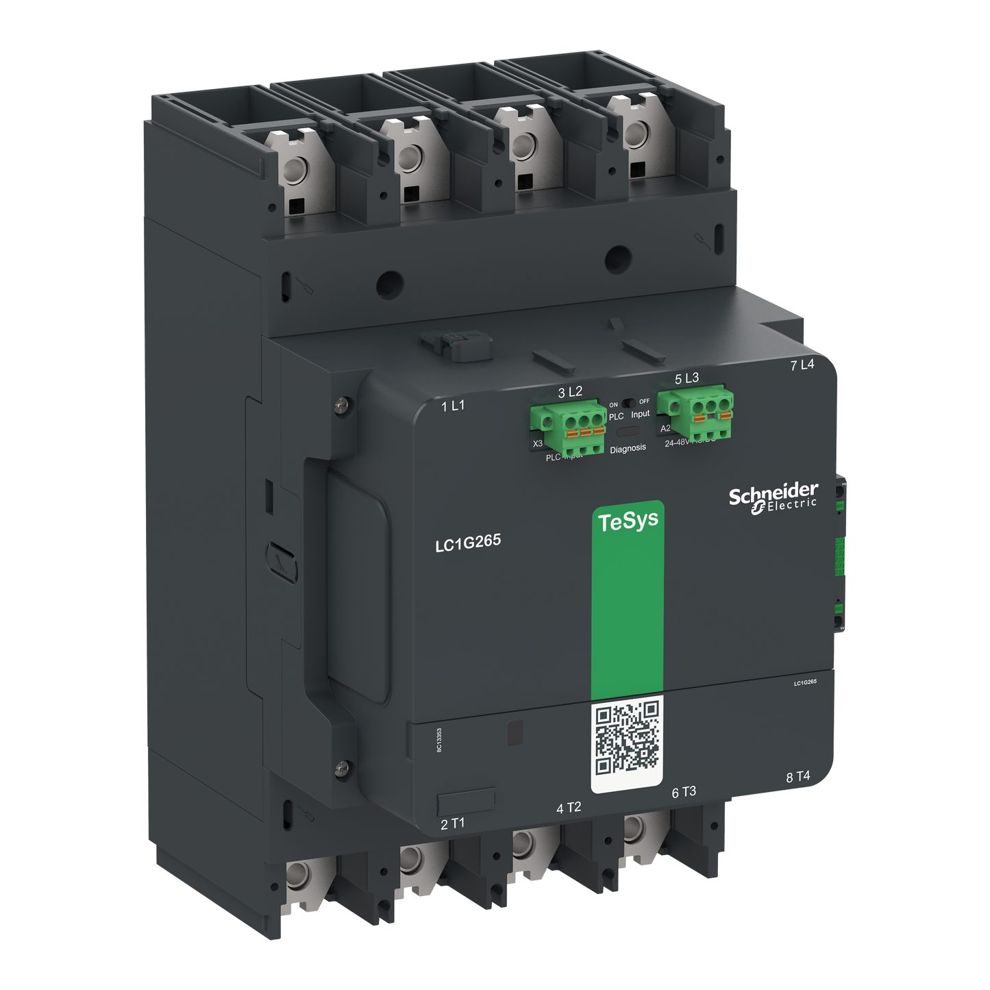 Schneider Electric-LC1G4004BEEA-Contacteur TeSysG400 4P Advanced 24-48V ACDC