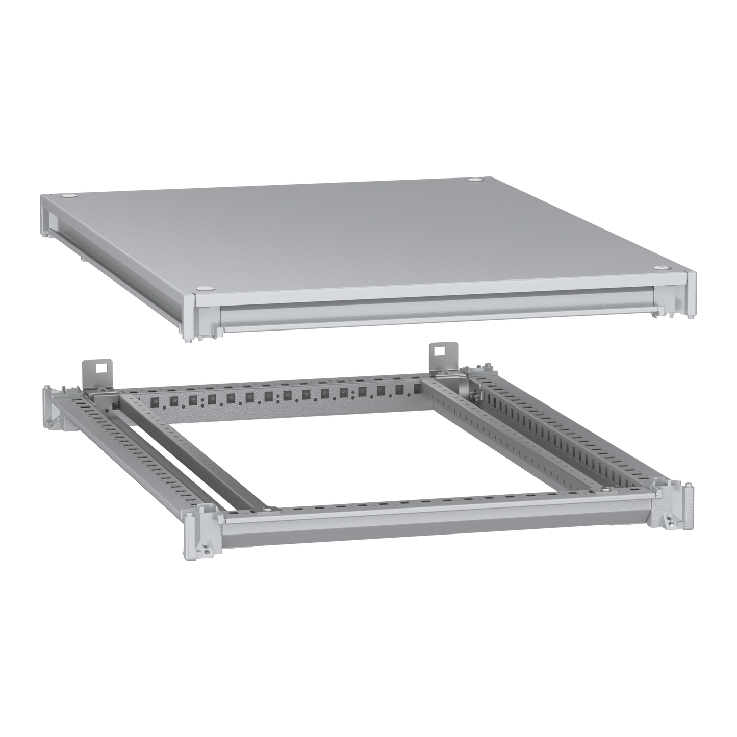Schneider Electric-NSYSFNC68-PanelSeT SFN Kit - cadre supérieur et inférieur - 600x800 mm (Hxl)