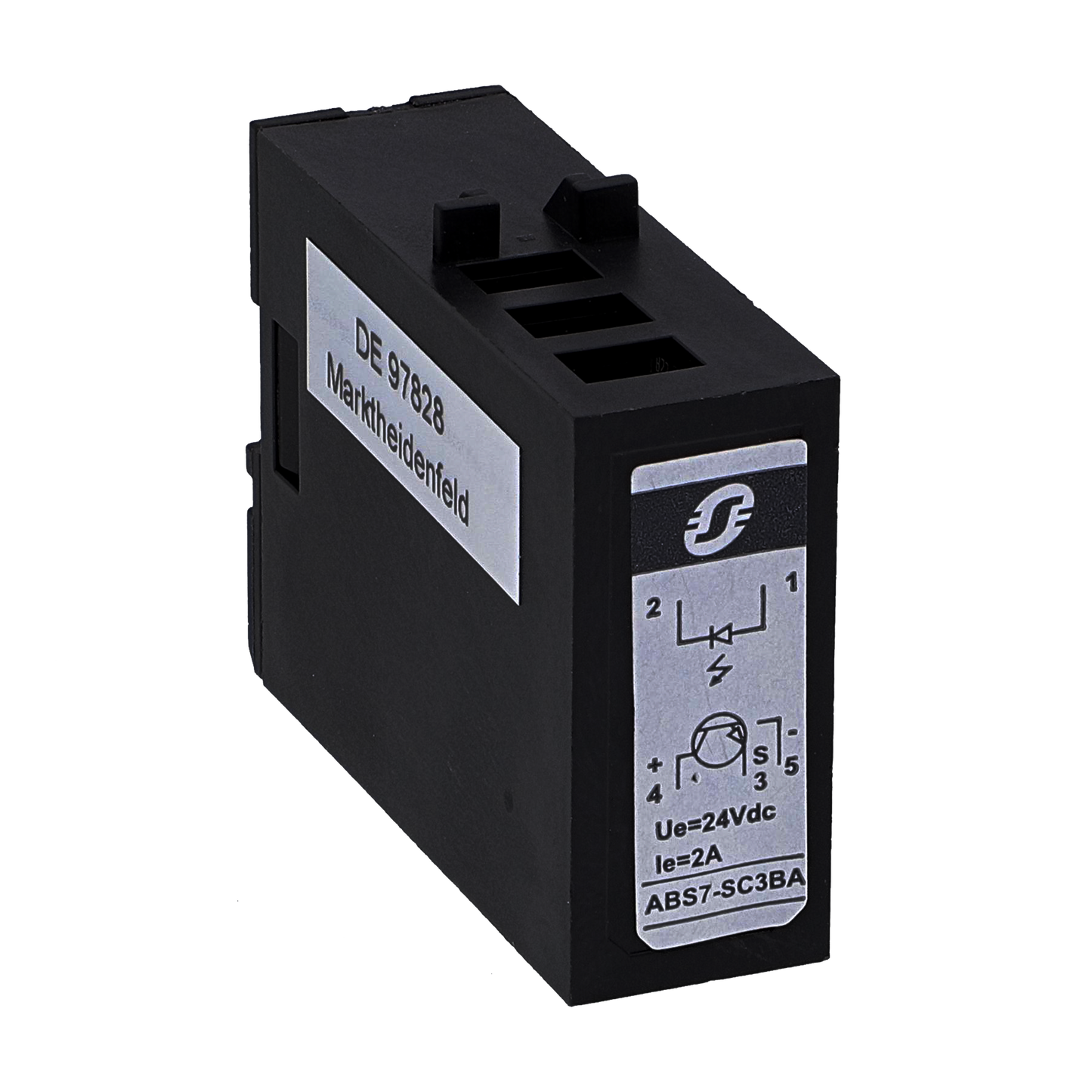 Schneider Electric-ABS7SC3BA-Telefast - relais statique embrochable - 12,5mm - sortie - 24Vcc - 2A