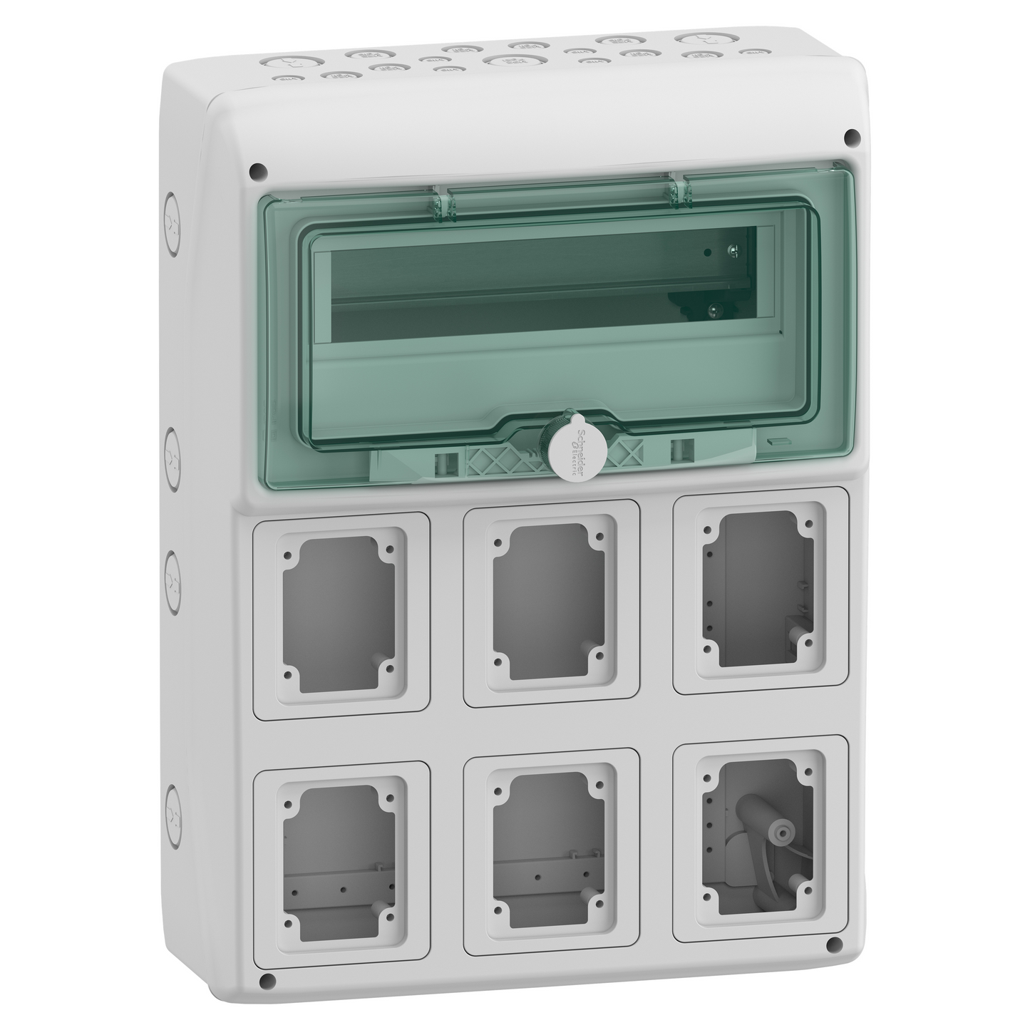 Schneider Electric-13156M-Mureva coffret prise 13M 6 Ouv
