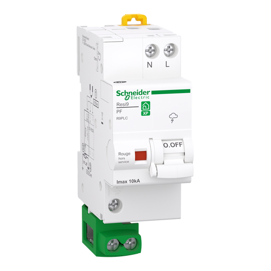 Schneider Electric-R9PLCW-W-Parafoudre 10kA 1P+N + acc