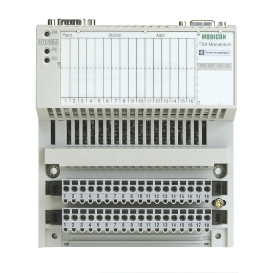 Schneider Electric-170INT11000-Modicon Momentum - adaptateur comm. Génération Interbus SUPI 2 - paire torsadée