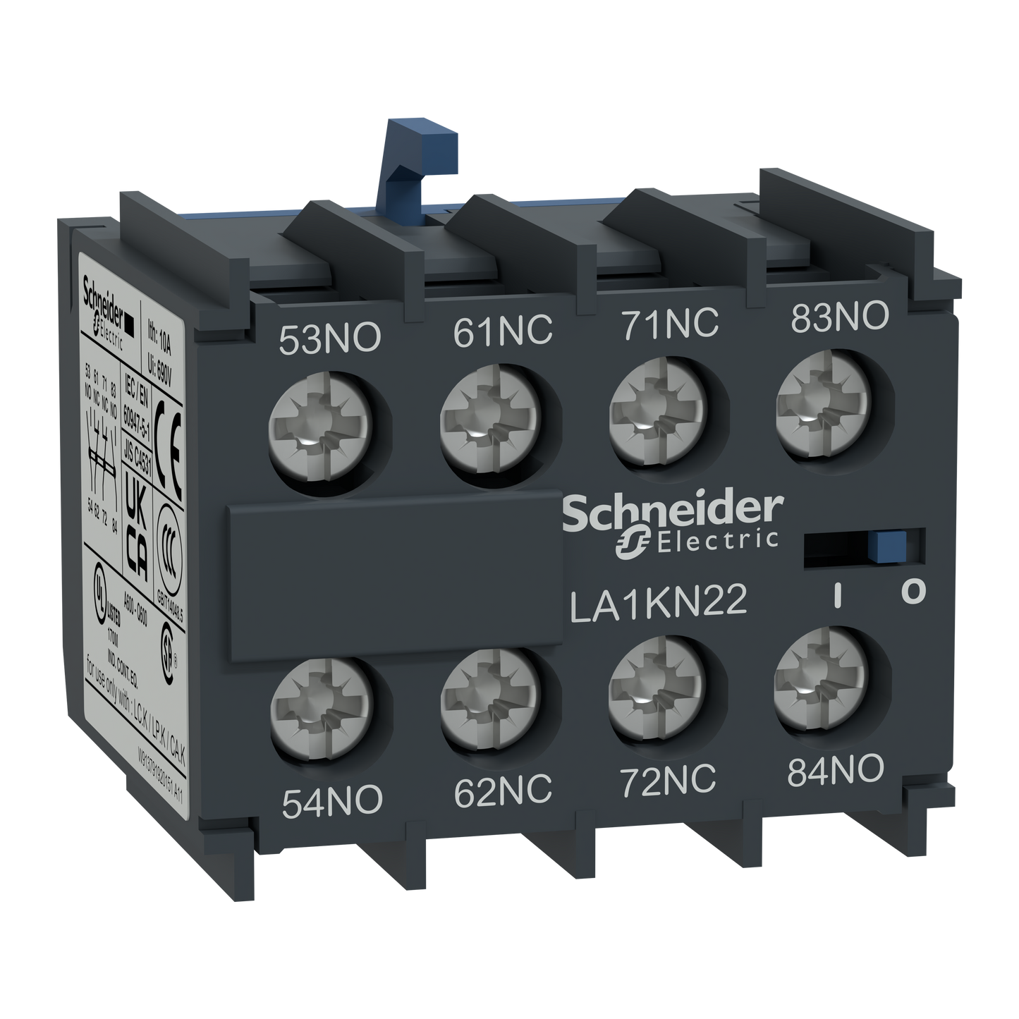 Schneider Electric-LA1KN04-Bloc contact auxiliaire 0F+4O