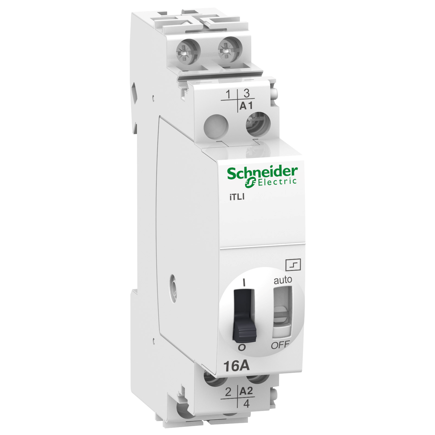 Schneider Electric-A9C30315-Acti9, iTLI télérupteur inverseur 16A 1NO+1NF 130VCA 48VCC 50-60Hz